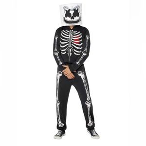 Skeleton Marshmello Costume